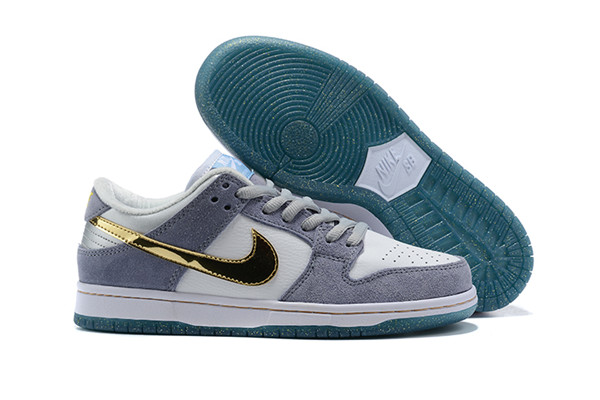 Men's Dunk Low SB White Shoes 0205 Men's Dunk Low SB White Shoes 0205